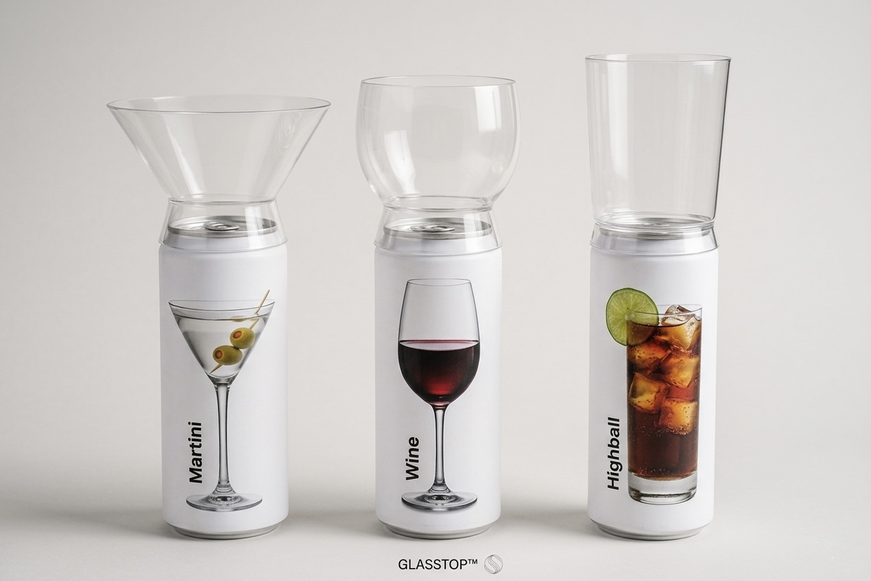 Gama completa de productos GlassTop: Martini, Wine y Highball